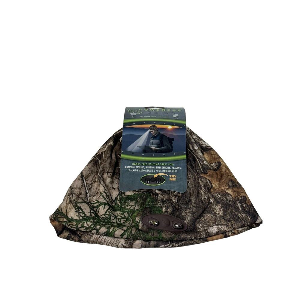 Cap Panther Vision Powercap 35/55 Headlamp Beanie RealTree Edge Camo 48 Lumens